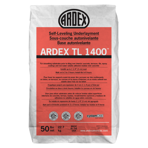 Ardex TL1400 Self Leveling Underlayment 50lb bag