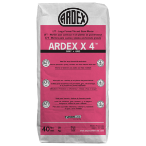 Ardex X4 LHT Tile and Stone Mortar 40lbs bag