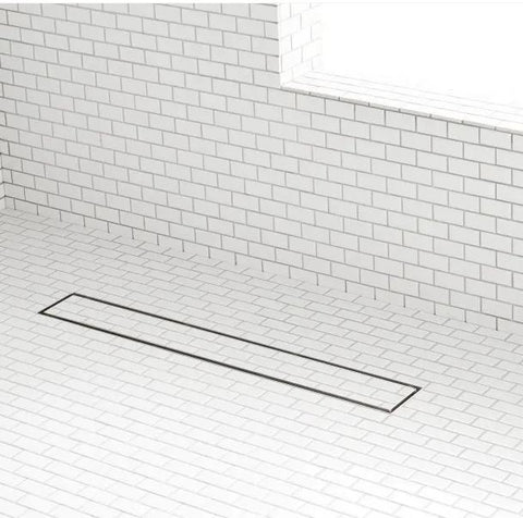 Linear Tile-In Drain 24" - Oil Rubbed Bronze